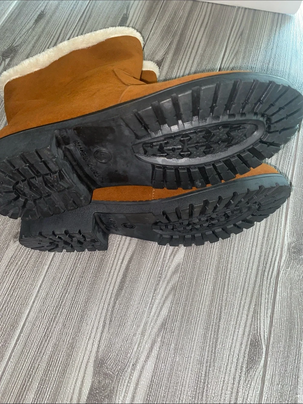 Unknown chestnut suede